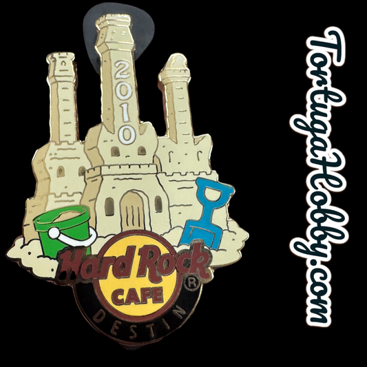 2010 - Hard Rock Cafe - Destin - Beach Themed Sand Castle - LE Of Just 300