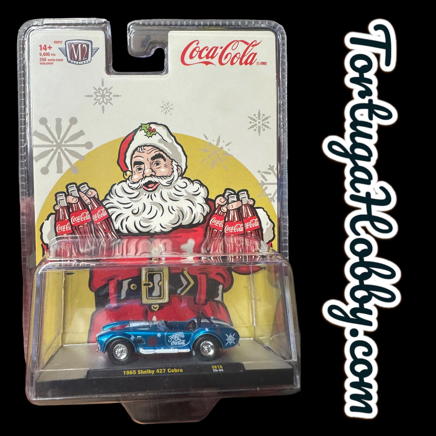 2025 M2 Machines Christmas Coca Cola 1965 Shelby 427 Cobra