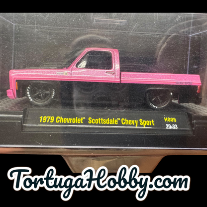 M2 Machines 1979 Chevrolet Scottsdale Chevy Sport - Pink