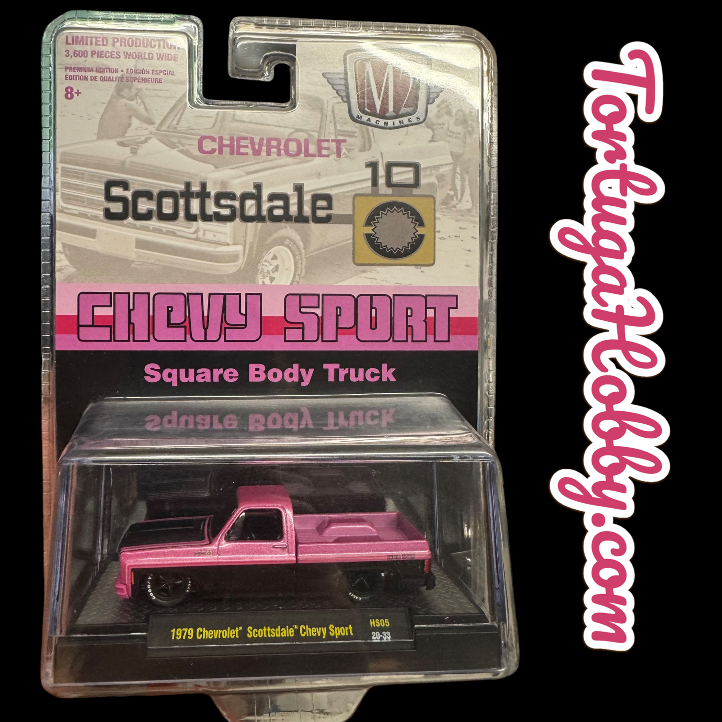 M2 Machines 1979 Chevrolet Scottsdale Chevy Sport - Pink