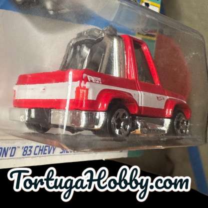2021 - Hot Wheels - Mainline - Toon’d Chevy Silverado - Red
