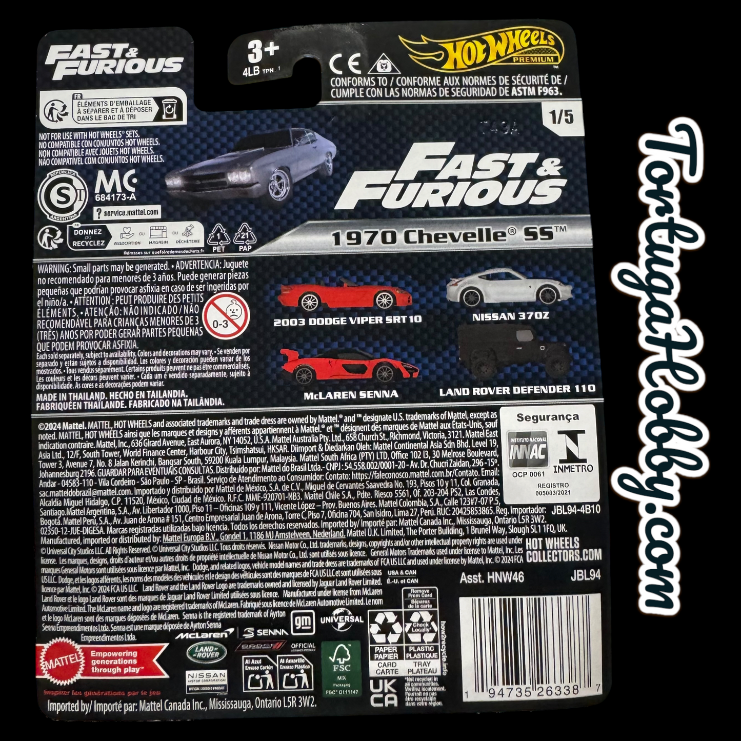 2025 - Hot Wheels - Fast & Furious - 1970 Chevelle SS
