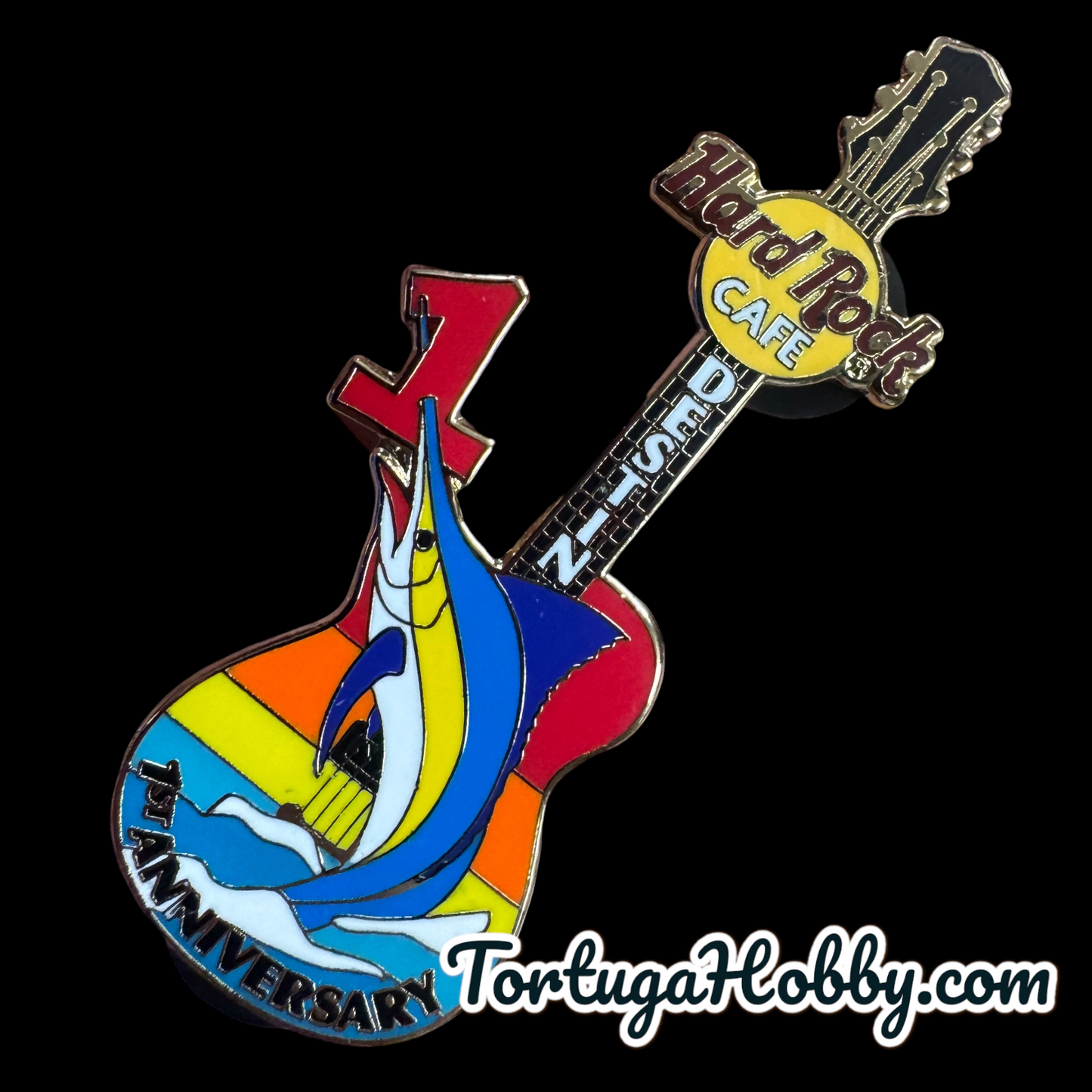 2005 - Hard Rock Cafe - Destin - Destin 1st Anniversary Marlin Guitar - LE of 600