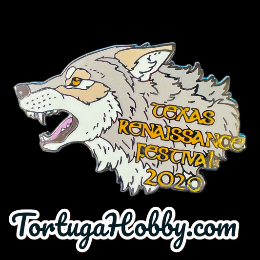 2020 - Texas Renaissance Festival Pin - TRF Wolf