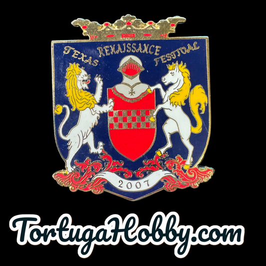 2007 - Texas Renaissance Festival Pin - TRF Coat Of Arms
