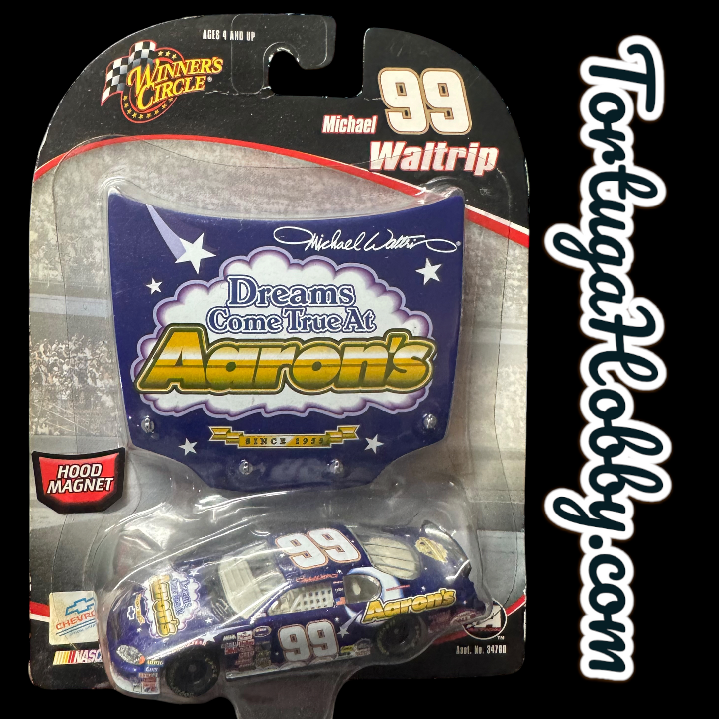 2005 - Winners Circle - Aaron’s Michael Waltrip #99 Dream machine W/Magnet