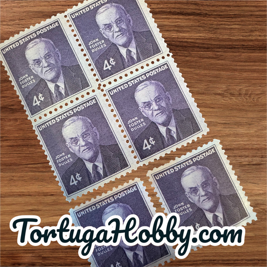 1960 - John Foster Dulles - 6 Stamp Collection