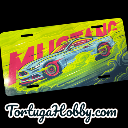 Mustang - Aluminum License / Vanity Plate For Car Fanatics!
