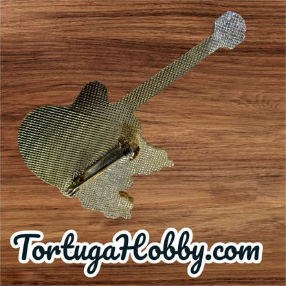 1993 - Hard Rock Cafe - Bali - Flower Guitar Pin