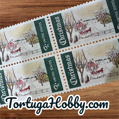 1969 - Winter Sunday In Norway, Maine - Christmas - 4 Stamps