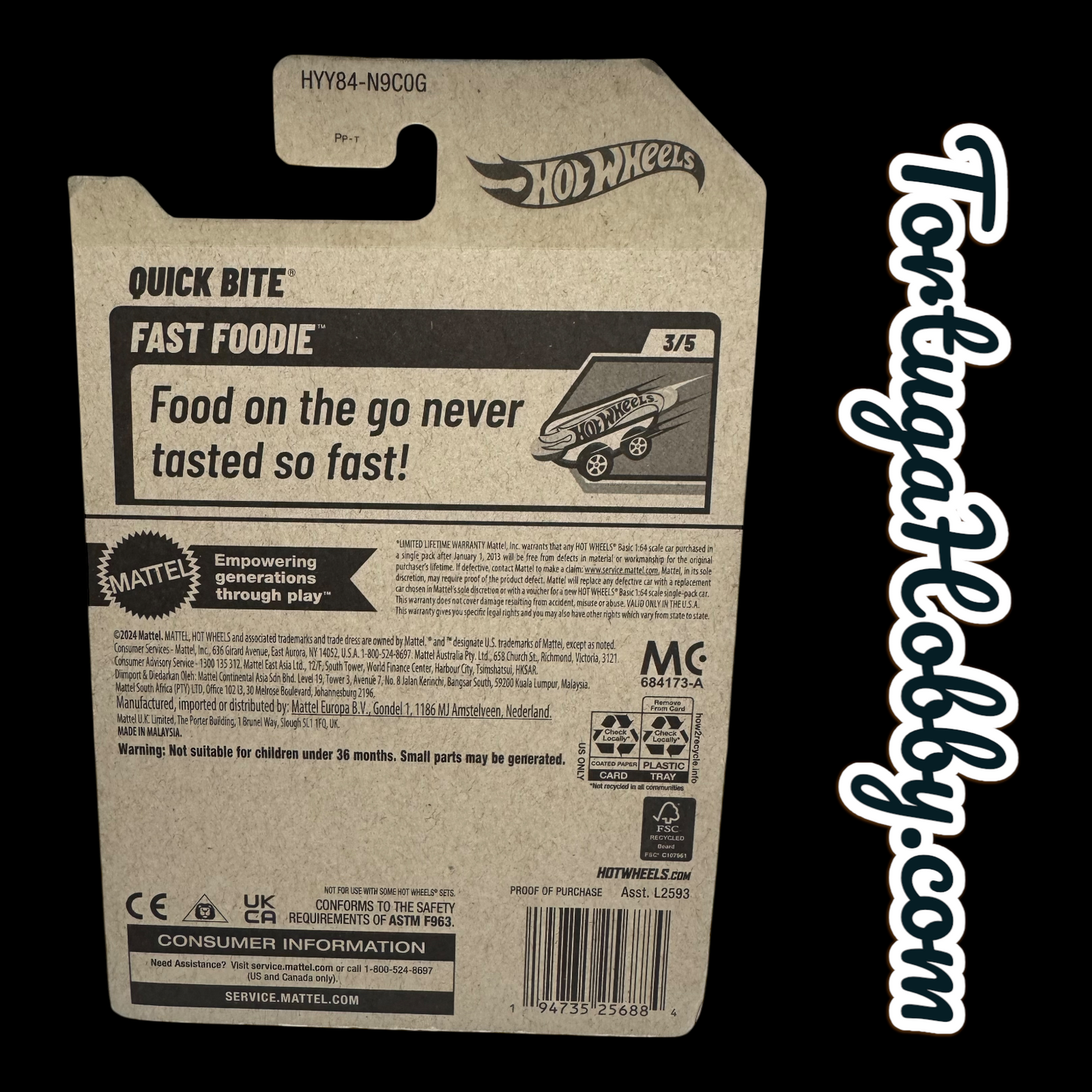 2024 - Hot Wheels Quick Bite Fast Foodie Fajita Truck - Mainline 1:64 Scale