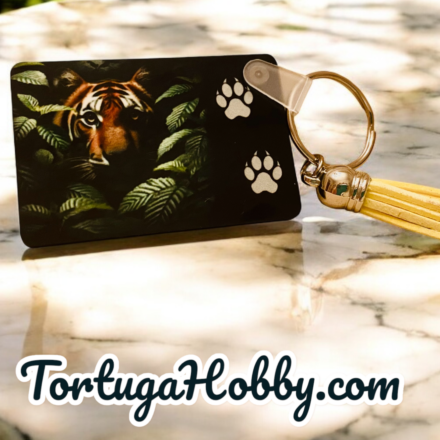 Night Hunter Keychain - Tiger