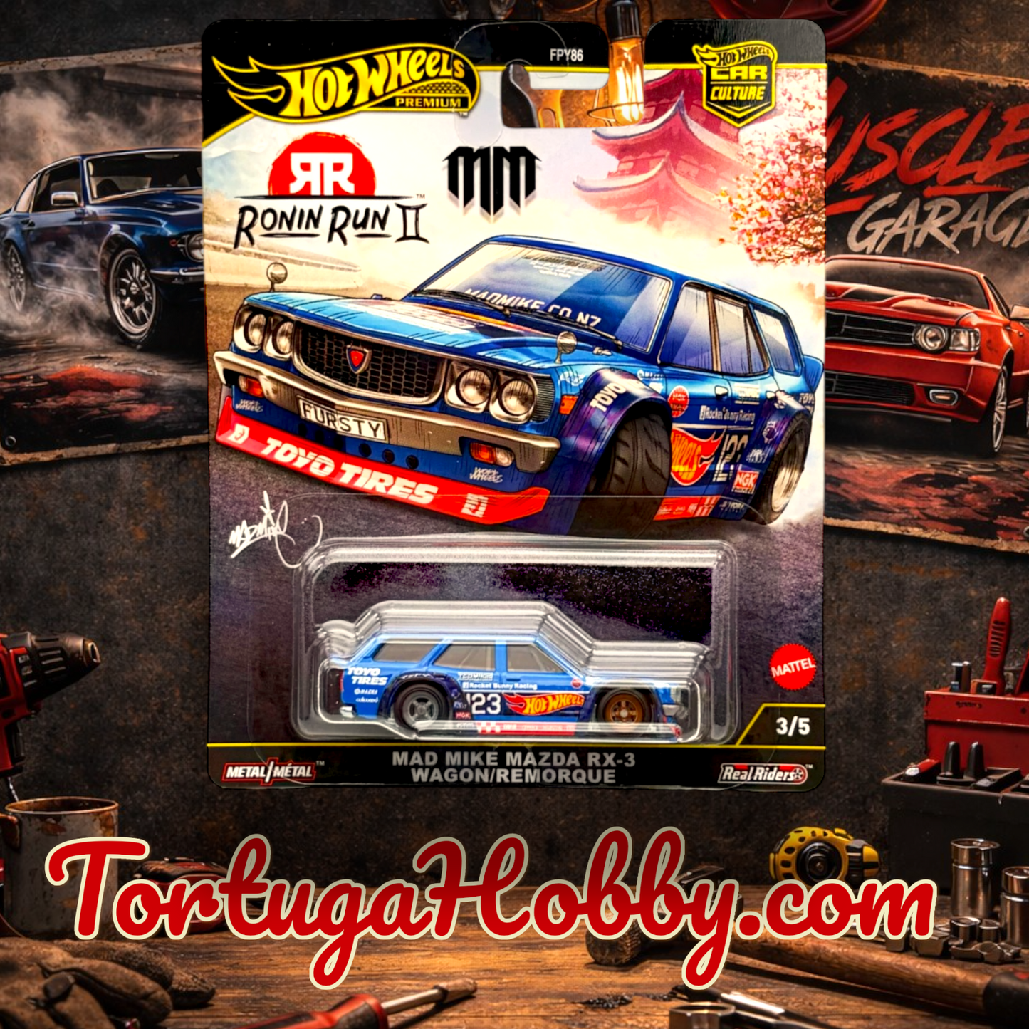 2025 - Hot Wheels - Car Culture - Mad Mike Mazda RX-3