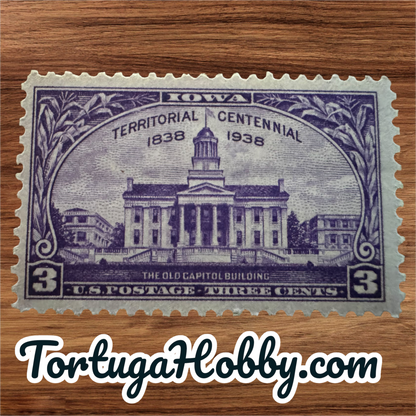 1938 - 3 Stamps Commemorating The Centennial Of The Iowa Territory - 3 Stamps