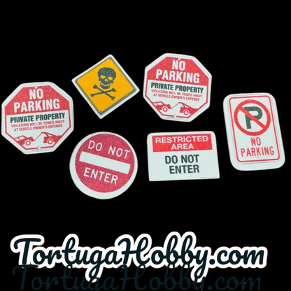 Miniature Street Signs for Your Diorama, Train Layout or More!