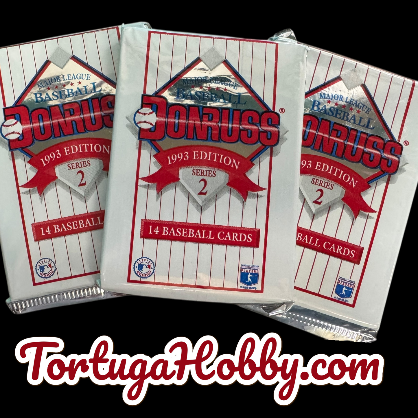 1993 Donruss Baseball Card Packs Series 2 - 5 Packs
