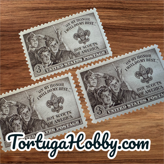 1950 - Boy Scouts Of America Commemorative - Includes 3 Stamps