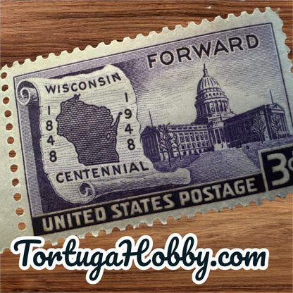 1948 - 100th Anniversary Of Wisconsin Joining The Union - Includes 3 Stamps