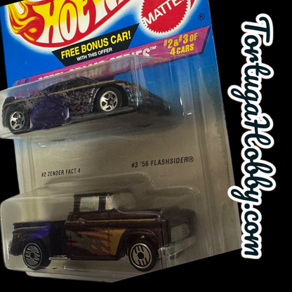 1994 - Hot Wheels 2-Car Set - 56’ Flashsider & Zender Fact 4