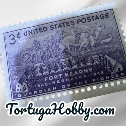 1948 - Fort Kearny Guardian Of The Pioneer - Includes 2 Stamps