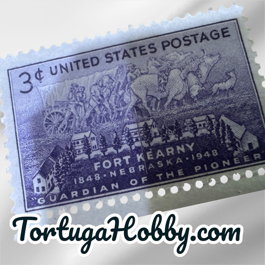 1948 - Fort Kearny Guardian Of The Pioneer - Includes 2 Stamps