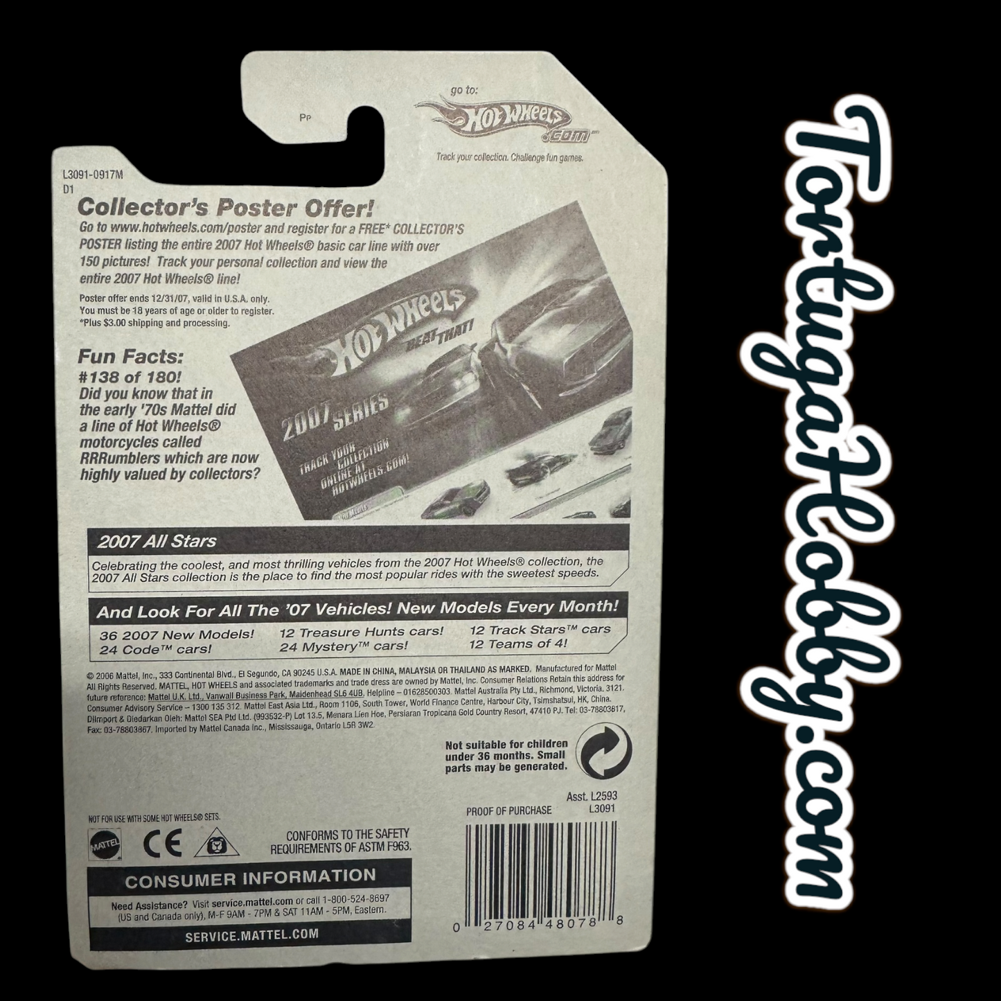 2006 - Hot Wheels Mainline - Two Motorcycles - Blast Lane - 2 Versions