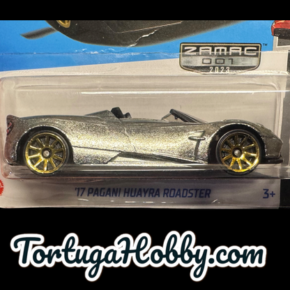 2021 - Hot Wheels - Mainline - ZAMAC - 2017 Pagani Huarya Roadster