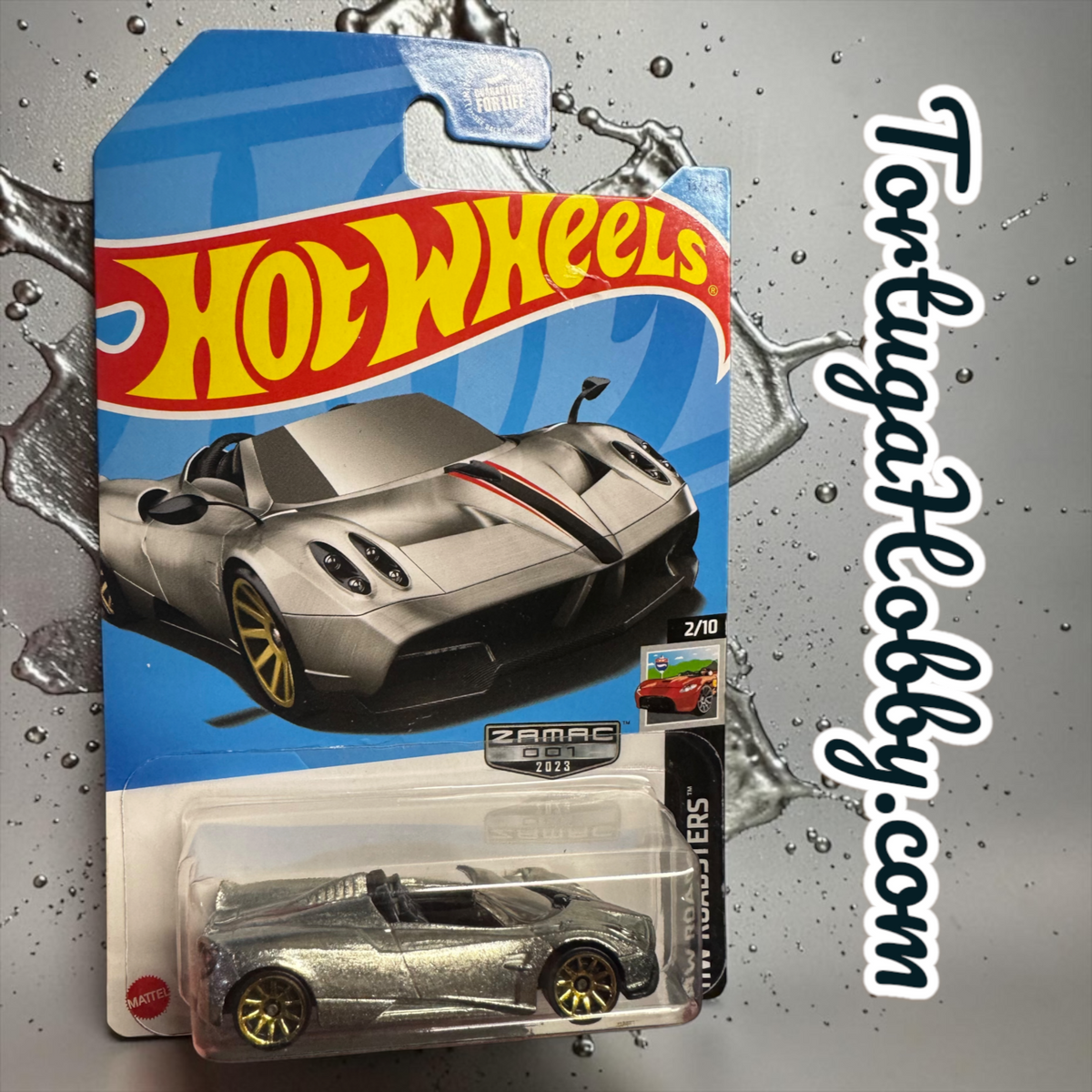 2021 - Hot Wheels - Mainline - ZAMAC - 2017 Pagani Huarya Roadster