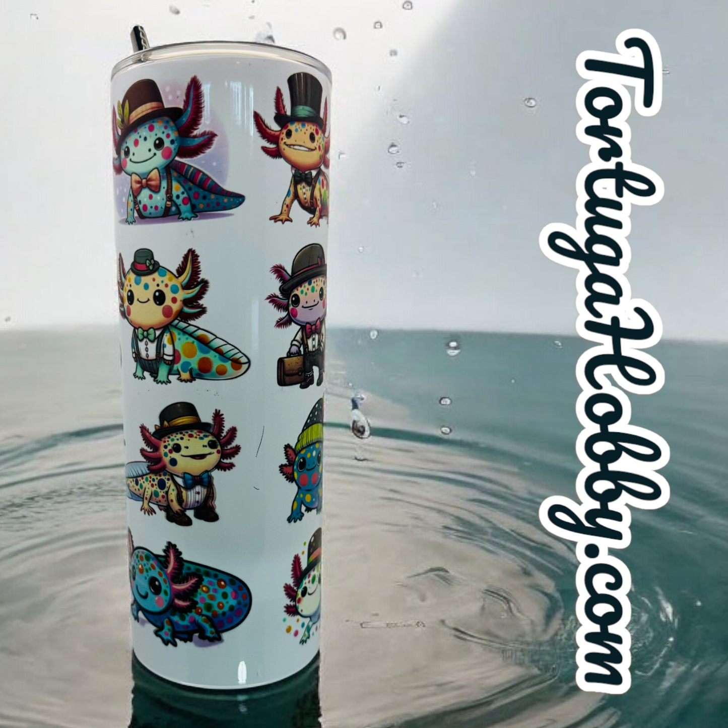 Tumbler’s - Axolotl Collection - Thin Stainless Steel 20oz Tumbler