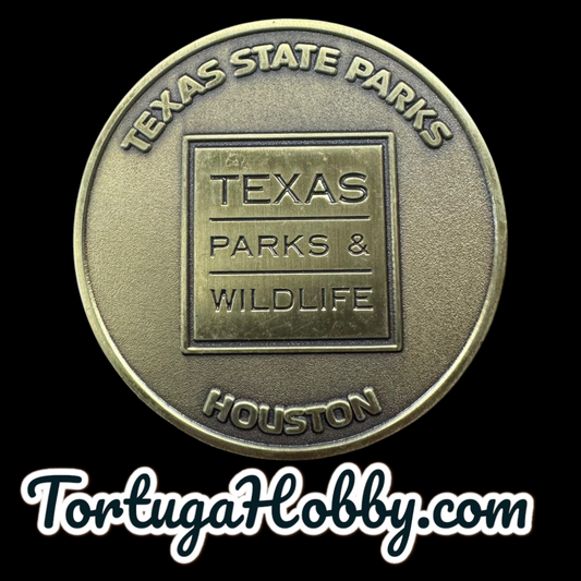 Texas State Parks & Wildlife Geocache Challenge Coin - Houston