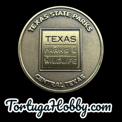 Texas State Parks & Wildlife Geocache Challenge Coin - Central Texas