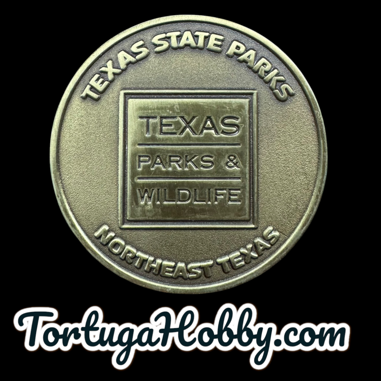 Texas State Parks & Wildlife Geocache Challenge Coin - Northeast Texas