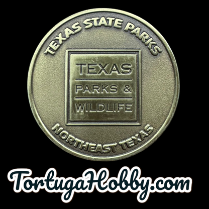 Texas State Parks & Wildlife Geocache Challenge Coin - Northeast Texas