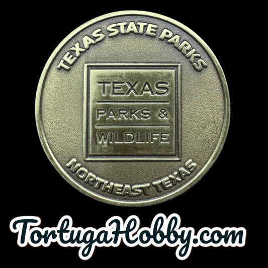 Texas State Parks & Wildlife Geocache Challenge Coin - Northeast Texas