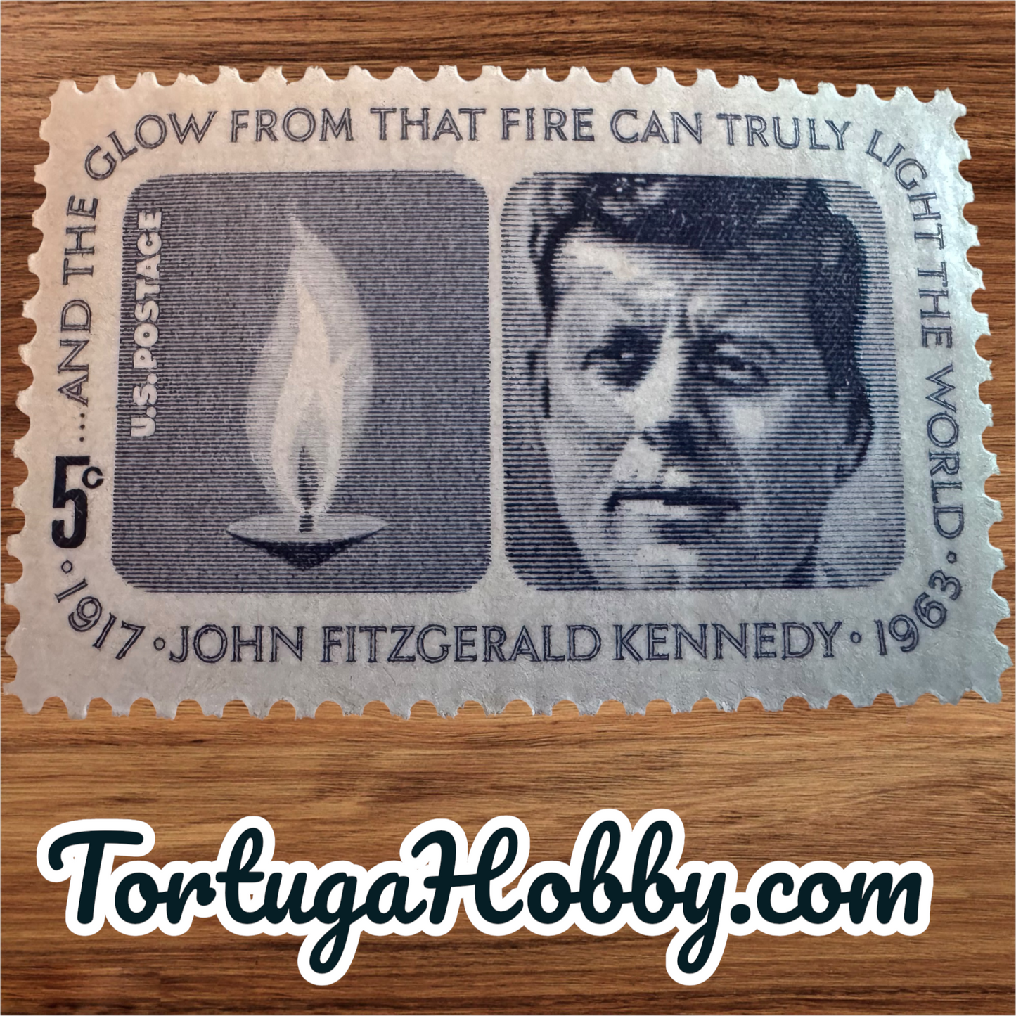 1964 - John F. Kennedy - US #1246 - 5 Cent Stamp -  Includes 7 Stamps.