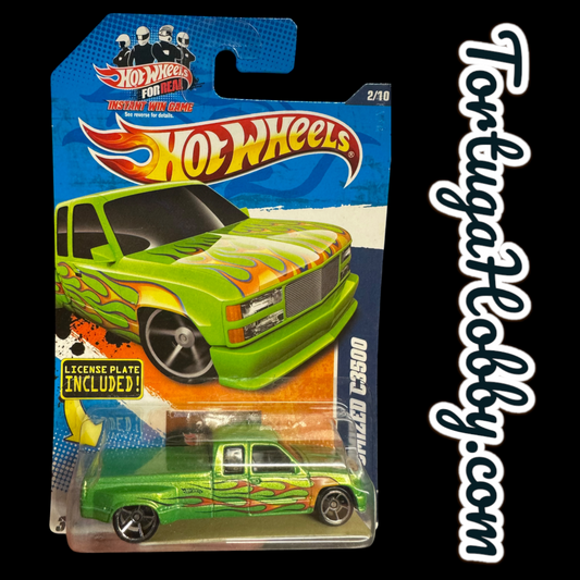 2011 - Hot Wheels - Mainline - Heet Fleet - Customized Chevy 3500