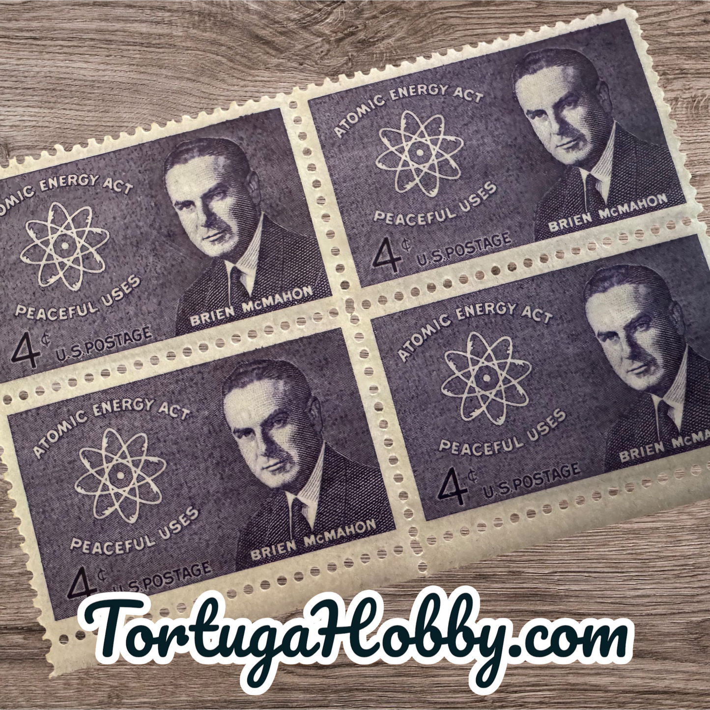 1962 -  Senator Brien McMahon - Scott #1200 - 4 Cent Stamp X4