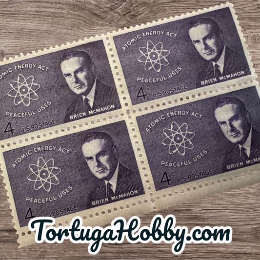 1962 -  Senator Brien McMahon - Scott #1200 - 4 Cent Stamp X4