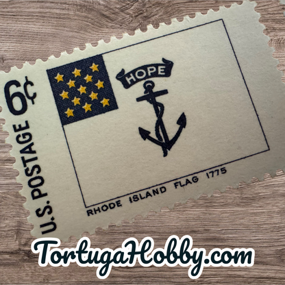 1968 - Revolution Flags - Historic American Flags Series - US #1347 - 6 Cent Stamp X4