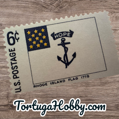 1968 - Revolution Flags - Historic American Flags Series - US #1347 - 6 Cent Stamp X4