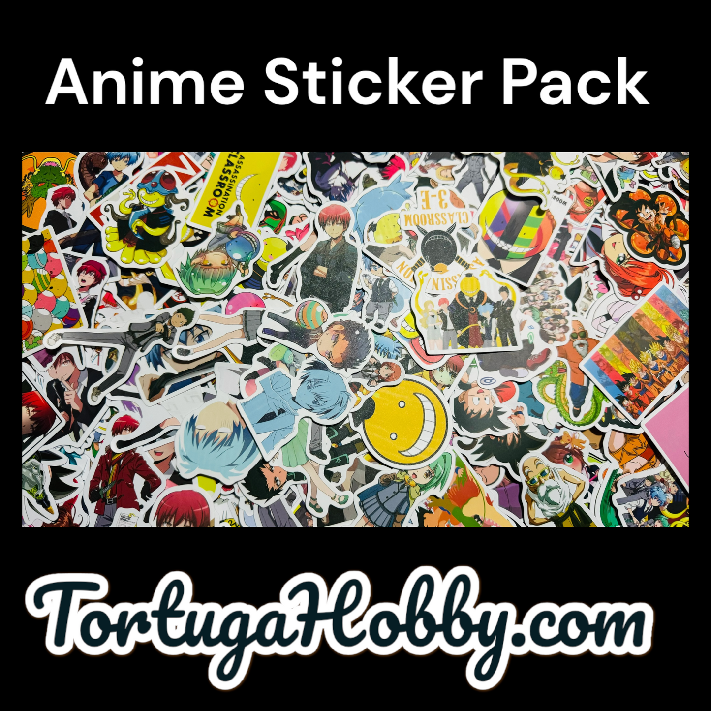 25 Anime Sticker Pack - Show Your Love for Anime on Laptops, Water Bottles, Skateboards, Lockers and More