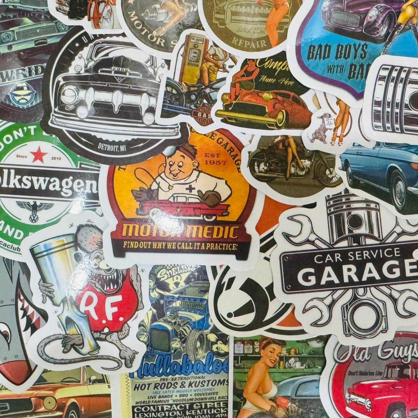 25 Mancave Stickers - Show Your Manliness Laptops, Water Bottles, Skateboards, Lockers and More