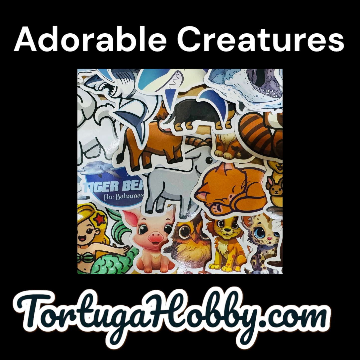 25 Adorable Animal Stickers for Laptops, Water Bottles, Skateboards, Lockers and More