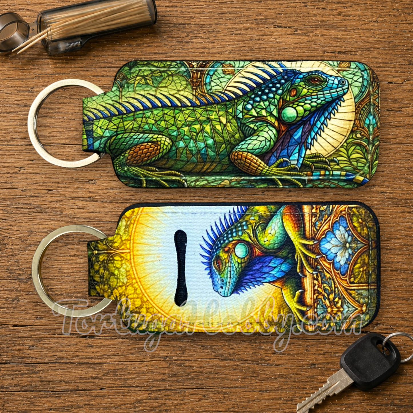 Toothpick Buddys™ Keychain Toothpick Holder | Portable Toothpick Cases