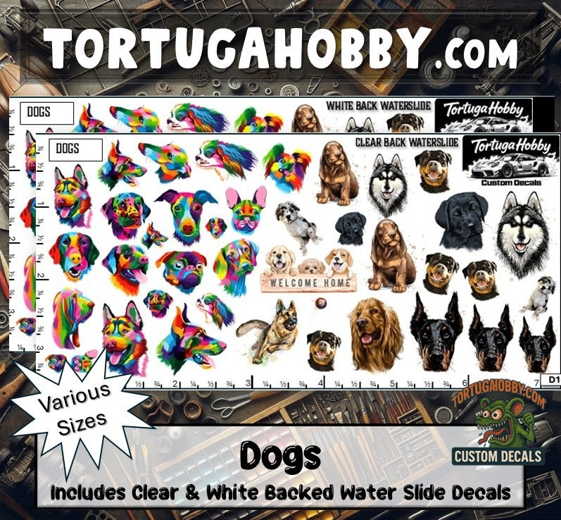 Dogs - Great for Models, Derby or Other Projects
