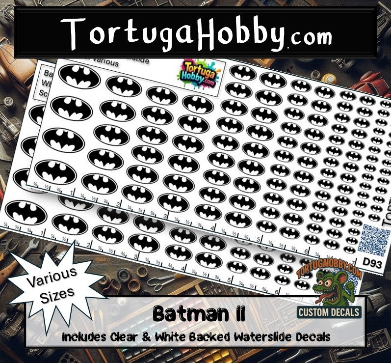 Batman II - Great for Models, Derby or Other Projects