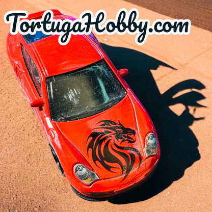 Tribal Dragons I - Water Slide Decals for Models, Derby and Crafts