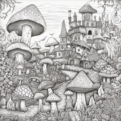 Distant Fantasy Lands Coloring Book (Digital)