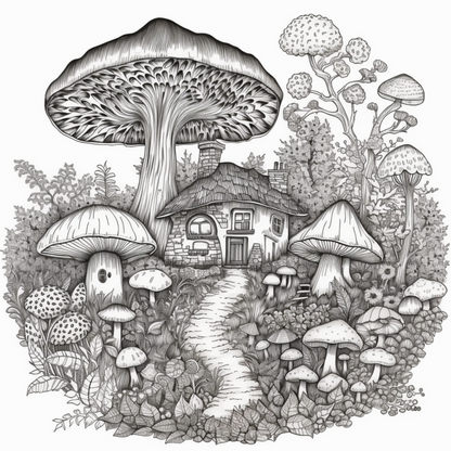 Distant Fantasy Lands Coloring Book (Digital)