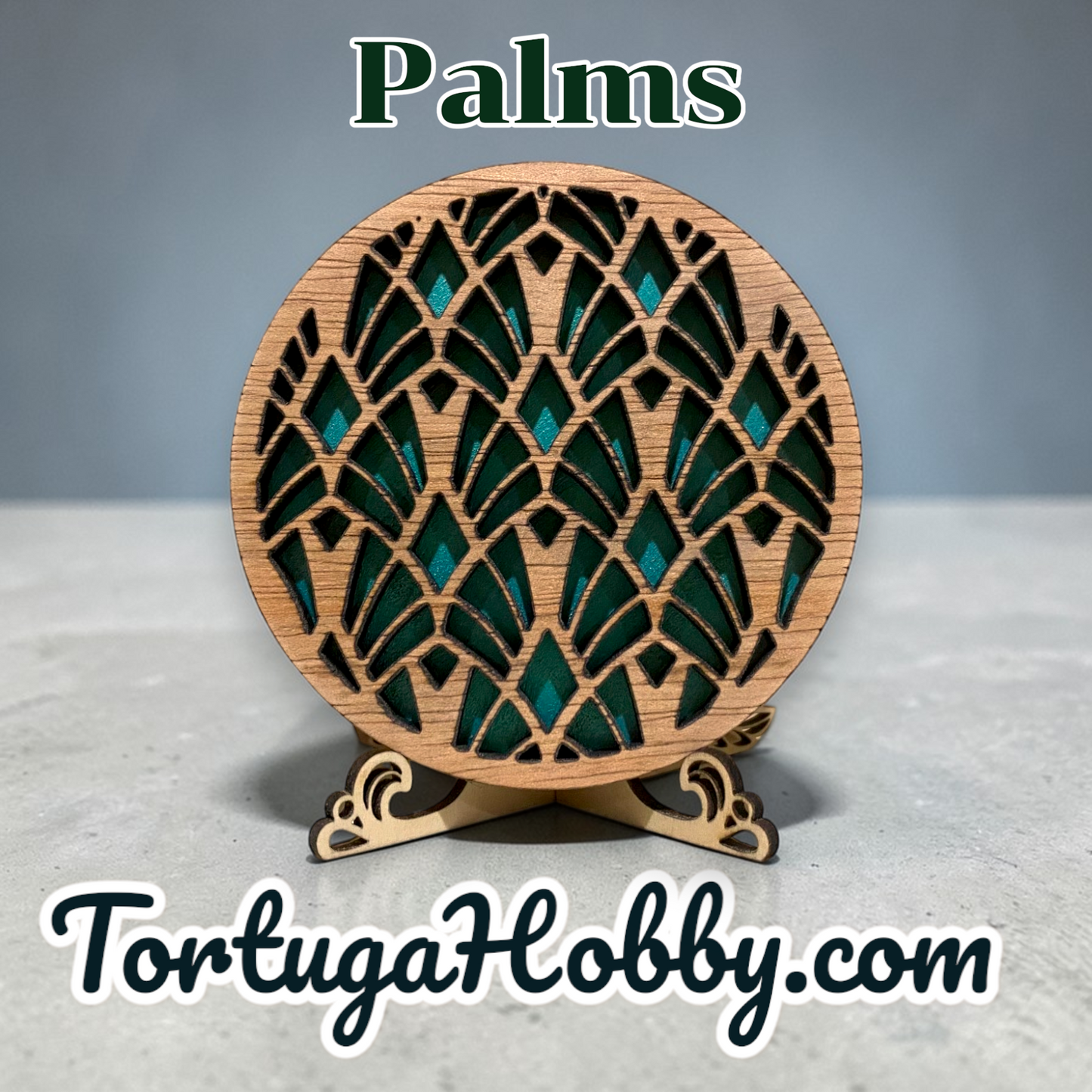 Cut Out Wood Coasters